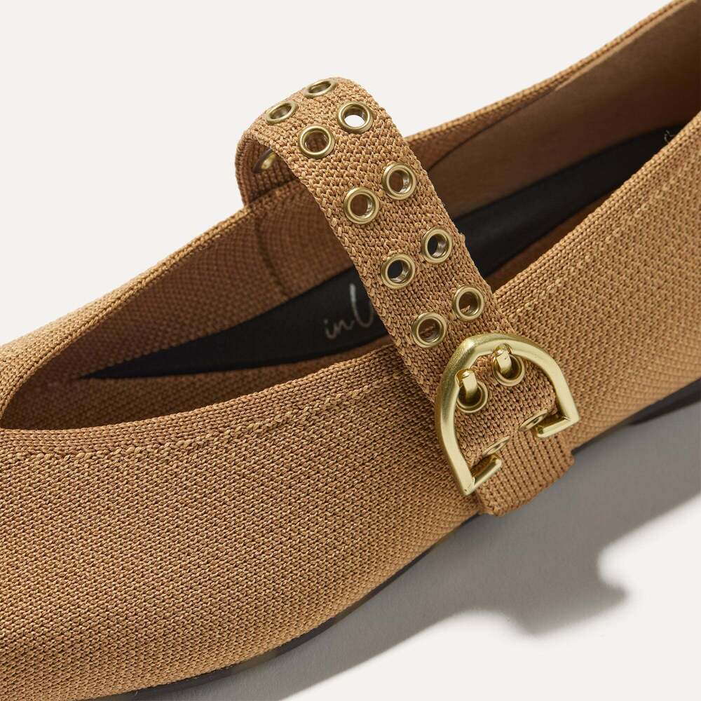 Rothy's The Max Buckle Mary Jane - Java Chip Size 6.5 - Picture 2 of 3